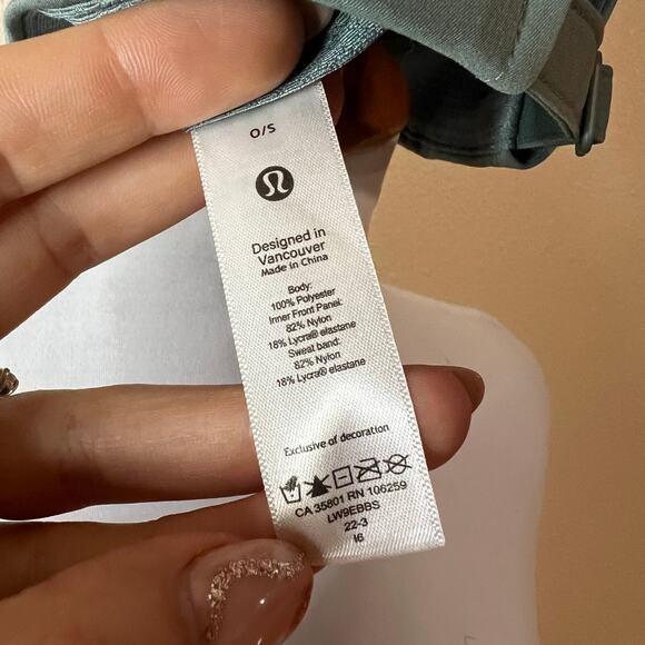 Lululemon Womens Baller Hat Soft Logo in Tidewater Teal - Picture 9 of 10